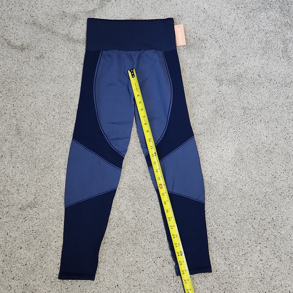 New ThirdLove Flex Legging Seamless Compression High Waist Stellar Blue Med - Picture 12 of 12